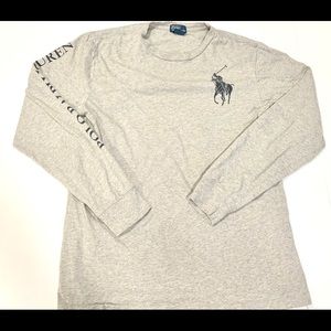 Polo Ralph Lauren grey long sleeve shirt